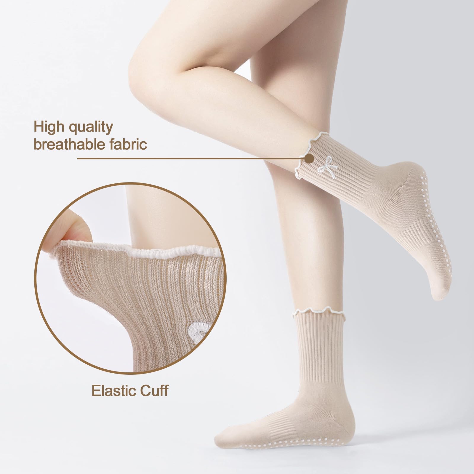 3 Pairs of Anti-Slip Grip Pila - Grip Sock Yoga ulasan dan harga