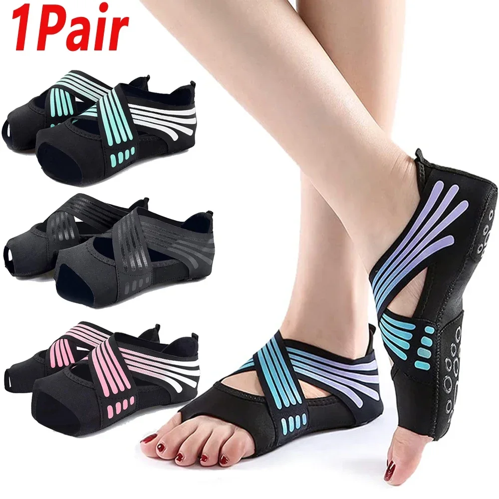 1Pair Professional Non-slip Gy - Grip Sock Yoga ulasan dan harga