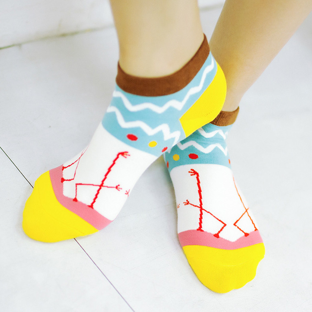5Pcs Women Cotton Short Socks  - Invisibility Sock Loafer ulasan dan harga