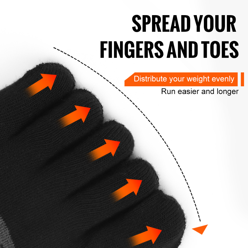 WRELS COOLMAX Five Finger Sock - Wool Hiking Sock ulasan dan harga