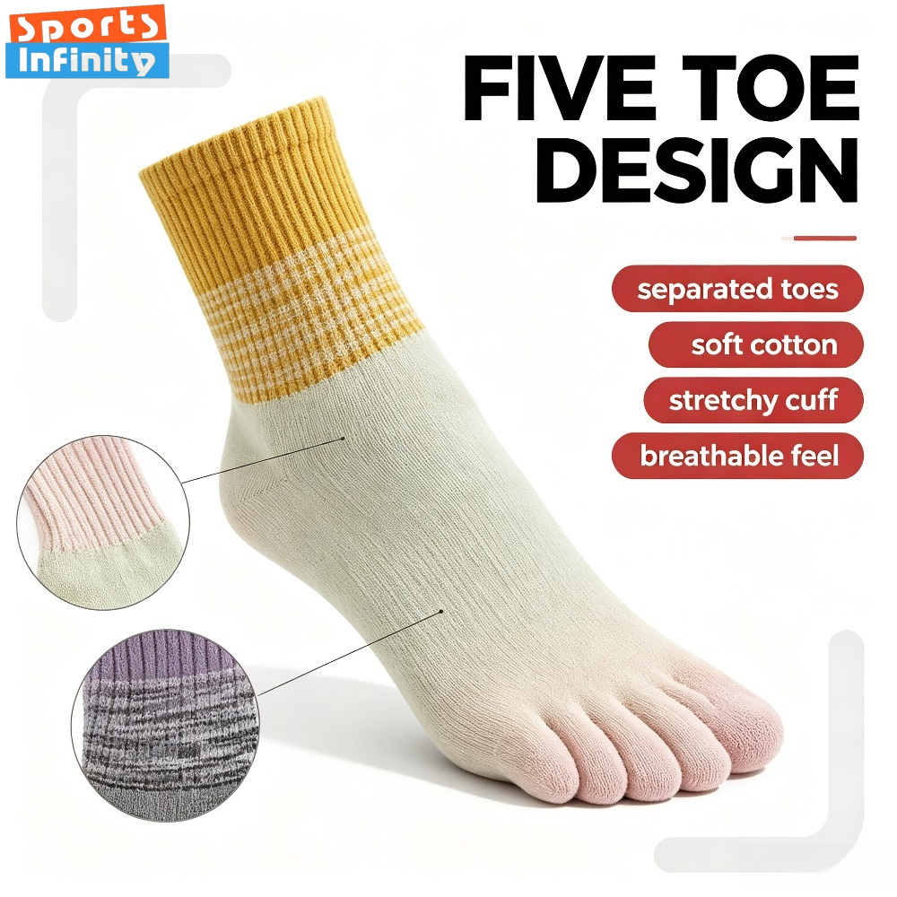 Toe Yoga Socks for Women Anti  - Grip Sock Yoga ulasan dan harga