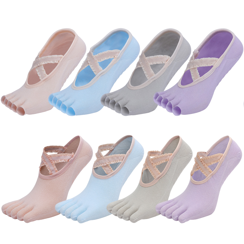 Five Finger Yoga Socks Lace Cr - Toe Sock Split ulasan dan harga